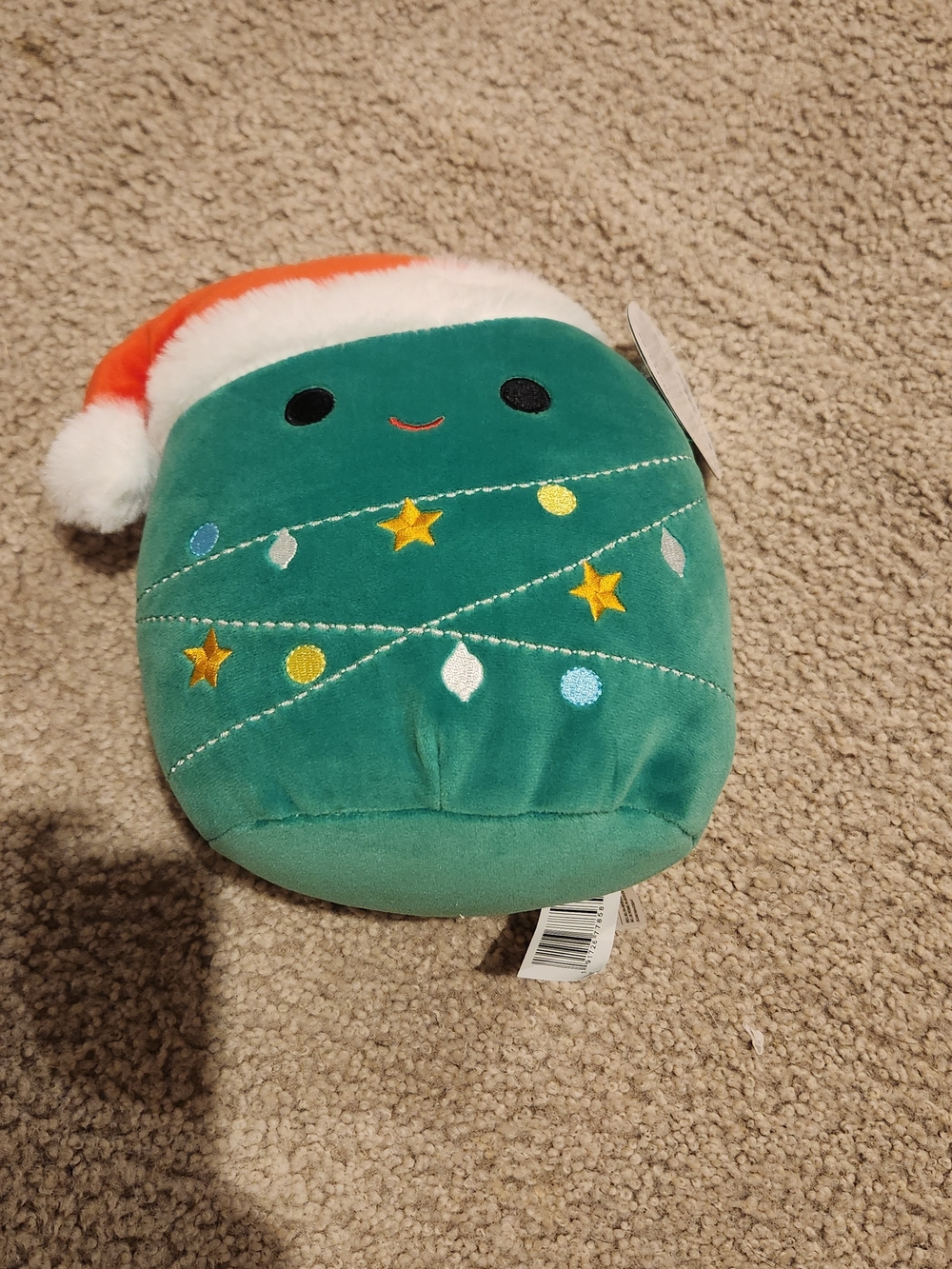 Kids Plush Squishmallow Holiday Tree Toy - Green NWT